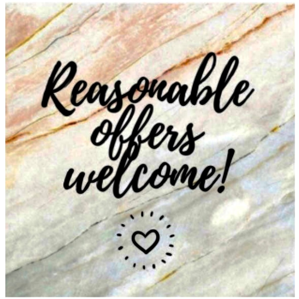 🌸All Reasonable Offers are Welcome🌼